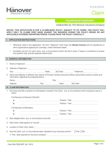 trustee e&o insurance application.